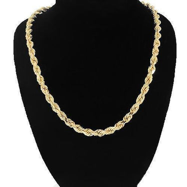 10K Yellow Gold Fancy Chain 4 mm